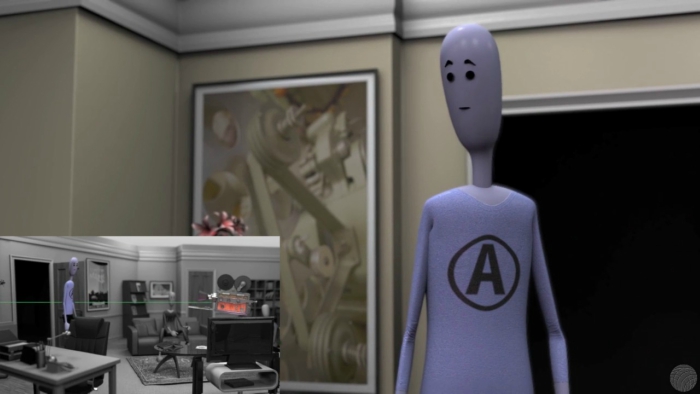 ângulo na linha da cintura