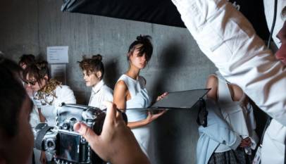 orçamento de arte: imagem de um set de filmagem